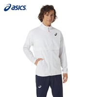亚瑟士(ASICS)运动夹克男士网球服外套运动服长袖透气轻便速干衣 2041A249-100 XL