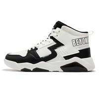 361°男鞋情侣透气复古文化鞋休闲运动鞋女 【男】羽毛白/曜石黑6626-4 39