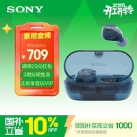 索尼（SONY）WF-C710N 舒适休闲真无线降噪耳机 蓝牙耳机 入耳式 学生耳机 送男女友 新品上市 冰透蓝