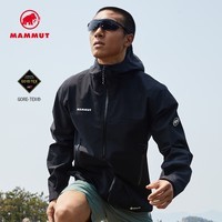 猛犸象（MAMMUT）Crater Light 男士户外防风防水舒适透气夹克外套3L硬壳冲锋衣 黑色 L
