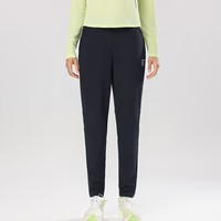 马孔多（macondo）跑步针织加绒长裤7代秋冬保暖可装手机跑步训练吸湿排汗运动裤子 黑色-女 S