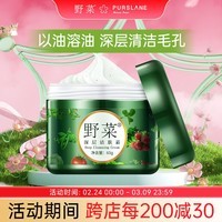 野菜深层洁肤霜清洁霜面部美容院毛孔嫩肤深层清洁脸部垃圾按摩膏 60g