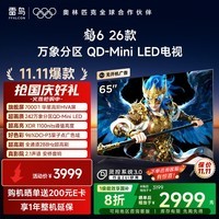 FFALCON雷鸟电视鹤626款 65英寸 万象分区QD-MiniLED1100nits 高阶HVA安桥音响288Hz高刷 平板电视65R69A