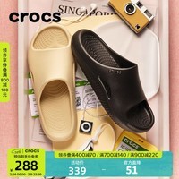 CROCS卡骆驰面包凉拖 男女同款运动拖鞋舒适耐磨休闲|208392 黑色-001 37 /38(230mm)