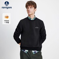 纳维凯尔意大利小帆船男士25年新款基础款内搭上衣加绒保暖卫衣1135805301