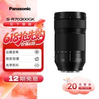 松下（Panasonic）70-300mm F4.5-F5.6 全画幅微单/单电/无反数码照相机变焦镜头  L卡口 S-R70300GK  70-300mm丨F4.5-5.6丨望远变焦镜头