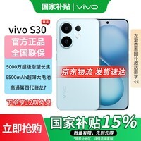 vivo S30 【国家补贴】多彩小直屏 超级潜望长焦 学生AI手机  薄荷青 12GB+256GB 官方标配
