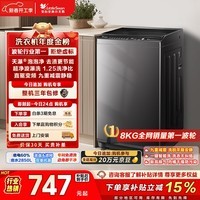 小天鹅(LittleSwan)波轮洗衣机小型全自动家用 8KG 直驱变频 TB80V26DT 以旧换新 国家补贴 京东自营 一级能效