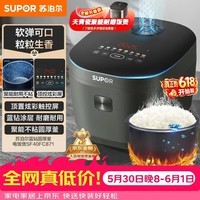 苏泊尔(SUPOR)电饭煲4-5人4升大容量蓝钻厚釜家用煮饭煮粥智能多功能微压不粘电饭锅SF40FC871