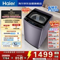 海尔(Haier)波轮洗衣机全自动 12KG直驱手搓式3.0 专利纳米微泡净 桶自洁 星蕴银 家用节能大容量 BS5GD1