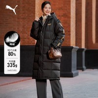 彪马（PUMA）防风拒水600蓬80绒羽绒服男女款新款冬季鸭绒外套 635856 黑色-01 XL (185/104A)