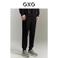 GXG男装  休闲针织长裤 23秋季 黑色 170/M