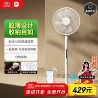 米家小米电风扇落地扇家用直流变频自然风台地两用 轻音节能智能控制蓝牙遥控轻薄电扇Pro