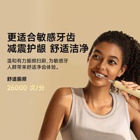 laifen 徕芬新一代扫振电动牙刷SE护敏刷 莱芬舒适清洁成人牙刷 国家补贴款 送男友/女友生日礼物 灰色 