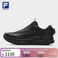 FILA 斐乐官方男鞋POD BOA CHEETAH跑步鞋2026春新款猎豹鞋运动鞋 骏马黑-BB 41