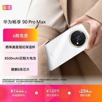 华为畅享 90 Pro Max 128GB 雪域白 8500mAh巨鲸大电池 鸿蒙AI 流畅丝滑 直屏手机