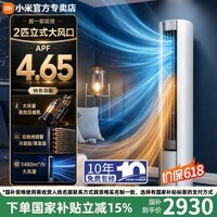 米家2匹巨省电大风口立式空调柜机新一级能效变频冷暖自清洁家用圆柱式客厅智能米家51LW-NA10/N1A1(W) 巨省电 大风口 2匹 一级能效
