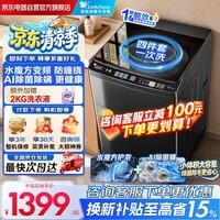 小天鹅(LittleSwan)波轮洗衣机全自动家用10KG大容量水魔方防缠绕 直驱变频 除菌 TB100V81DT 出租屋 国家补贴