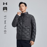 安德玛【谢霆锋同款】户外轻薄羽绒服男女700蓬鸭绒保暖外套冲锋衣内胆 碳灰色-男款 XL