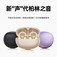 萨勒芬妮【2026最新款丨柏林之声】骨传导蓝牙耳机耳夹式概念开放式无线不入耳运动跑步超长续航骑行挂耳式 莫奈紫【自研双逆向声波抵消】不漏音 2026新款丨云感分压设计丨无感佩戴丨骨传导概念