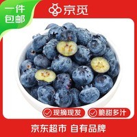京觅四川花香蓝莓4盒15mm+单盒净重100g 生鲜水果 源头直发