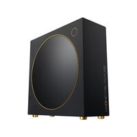 几何未来(GeometricFuture)Model 0 弗朗明哥 mini电脑机箱 黑色 可折叠(支持ITX电脑机箱/带200W电源/不支持显卡安装)