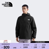 北面（The North Face）硬壳冲锋衣男MTN外套Dryvent防水防风舒适保暖25秋冬新品|8GQ6 4H0/宇宙黑 XL /180