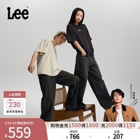 Lee【张凌赫代言】26年Loose Tapered 超宽松锥形牛仔裤男女同款 复古灰蓝色 M