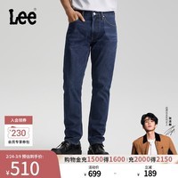Lee【张凌赫代言】26年春夏新品五袋款轻薄726直筒牛仔裤深蓝色男潮 深蓝色 32
