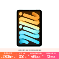 Apple/苹果【教育优惠】iPad mini (A17 Pro) 8.3英寸 平板电脑(128G WLAN版/mini7/MXN73CH/A)蓝色