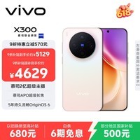 vivo X300 16GB+512GB 幸运彩 蔡司2亿超级主摄 蔡司APO超级长焦 5年持久流畅OriginOS 6 拍照 AI手机