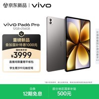 vivo Pad6 Pro 12GB+256GB 自在灰 国家补贴 13.2英寸 4K原彩屏 杜比视界 第五代骁龙8至尊版 平板电脑