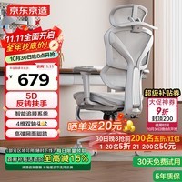 京东京造Z9Pro人体工学椅电竞椅办公椅子电脑椅人工力学座椅5D扶手+脚踏灰