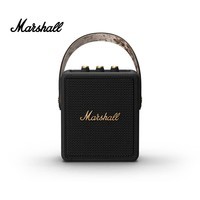 Marshall(马歇尔)STOCKWELL II音箱便携式无线家用户外防水2代毕业旅行生日礼物蓝牙音响 黑金色