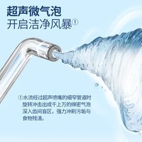 博皓(prooral)冲牙器便携式牙齿冲洗器家用洗牙器洁牙器水牙线 牙垢去除清洁器预防牙结石 送情侣父母礼物 F37 绿色