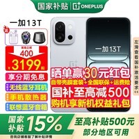 一加【国家补贴立减15%】一加 13T 手机 一加13t 性能小直屏 骁龙8至尊版 冰川电池 AI 5G游戏手机 晨雾灰 12+256GB 官方标配