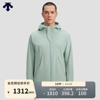 迪桑特 DUALIS 都市通勤 男士 防泼水山峰梭织上衣外套夹克 KK-卡其色 2XL (185/104A)