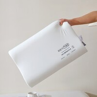 五星级酒店款记忆棉零压力气凝无压枕头枕芯护颈椎枕侧睡枕 白色35*55cm约8cm高 一只装 默认