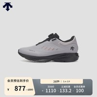 迪桑特（DESCENTE）跑步 男女同款 ENERZITE DFLUID流体 缓震BOA运动跑鞋 GY-灰色 41