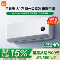 小米(MI)米家空调 巨省电 大1匹新一级能效 26款新品双排蒸发器 强劲风 冷暖变频 26GW-PG10/N1A1 米家空调 巨省电 大1匹新一级能效