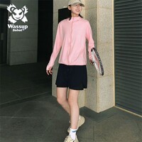 Wassup Sohot短裤男士夏季薄款跑步运动速干透气内衬健身五分裤男 黑色 XL 
