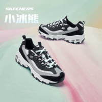 斯凯奇（Skechers）小冰熊丨女子老爹鞋春夏厚底增高百搭熊猫鞋运动透气跑步休闲鞋潮 乌龙气泡冰/BKPR (建议拍小半码 37