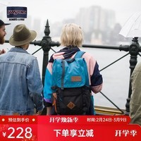 JANSPORT杰斯伯双肩包男女户外旅行运动登山背【下单前请认真看瑕疵说明】 0F3 冷藍（瑕疵）