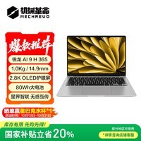 机械革命【国家补贴20%】星耀14(AI 9H 365 32G 1T 2.8K OLED 120Hz 100%DCI-P3)办公笔记本电脑轻薄游戏本