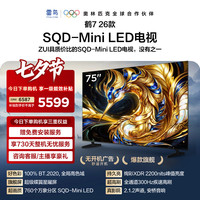 FFALCON雷鸟电视鹤7 26款 75英寸万象分区SQD-MiniLED 2400nits 高阶VA 安桥音响 300Hz高刷 75R79A 75英寸 平板电视