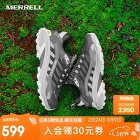 迈乐（Merrell）MOAB SPEED 2GTX户外低帮男女款越野鞋防水防滑轻量越野跑徒步鞋 J037515柏油灰男 43