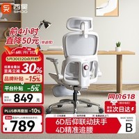 西昊B300Pro 人体工学椅电竞椅办公椅电脑椅人工力学座椅4D追腰6D扶手