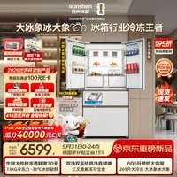 容声大冰象机皇605L法式多门冰箱大容量双净双系统嵌入式新一级能效自动制冰国家补贴BCD-605Q60FZNBD