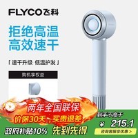 飞科（FLYCO）【王一博推荐】高速电吹风机 送女生礼物家用便携出行必备速干负离子护发吹风筒FH6371星空灰