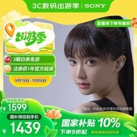 索尼（SONY）WF-1000XM5【政府补贴】真无线蓝牙降噪耳机 新一代降噪豆 智能AI 蓝牙5.3 铂金银  中秋送礼